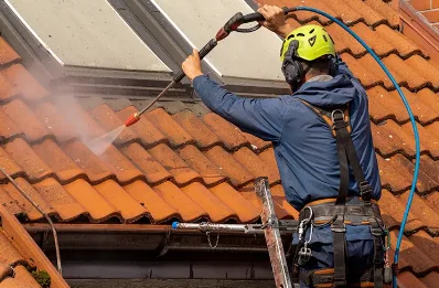 Démoussage et hydrofuge de toiture à Hannaches